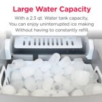 Frigidaire 26 Lbs per Day Portable Compact Maker, Ice Making Machine, Stainless, Medium - Image 4