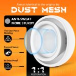 4 Pairs Replacement Ear Tips for AirPods Pro 2nd/1st Generation with Portable Storage Box & Cleaner Pen,Noise Reduction Holewith & Built-in dust Guard Screen,Silicone Ear Tips for AirPods Pro (White) - Image 4