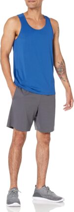 Amazon Essentials Men's Quick Dry Tech Stretch Active Sleeveless Tank Top Workout Shirt - Image 4