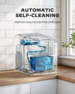 Marsail Ice Makers Countertop, 26 lbs per Day, Fast Ice in 6 Minutes, Self-Cleaning Ice Maker, Compact Countertop Ice Machine for Home, Kitchen/Office/Parties - Image 6