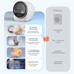 S3 Compact Clothes Dryer,1 cu.ft Capacity,110V 1050W Portable Dryer Machine with Stainless Steel Drum,8 Drying Mode for Small Spaces,Apartments,dorm Mini electric secadora portatil de ropa - Image 8