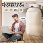 MOJOCO Portable Clothes Dryer - Mini/Compact Dryer for Apartment, RV, Travel - Small Quiet Fast-Drying Machine with Adjustable Timer & Hassle-Free Setup - Image 5