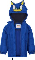 Sonic The Hedgehog Boy’s Heavyweight 2-Piece Snow Bib & Jacket Snowsuit - Image 3