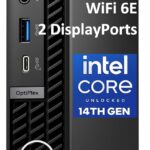 Dell OptiPlex 7020 MFF 7000 Mini Business Desktop Computer, 16GB DDR5 RAM, 512GB PCIe SSD, 14th Gen Intel Core i3-14100T (Beat i5-12400T), WiFi 6E, 2 DisplayPorts, HDMI, Type-C, Windows 11 Pro