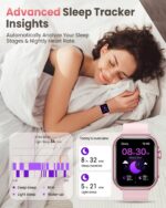 Smart Watch for Women Men Fitness: 1.85" Smart Watch with 30 Days+ Battery Life Make/Recive Call Heart Rate SpO2 Sleep Monitor 120+ Sport IP68 Waterproof Fitness Tracker Watch for iPhone Android - Image 5