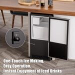 COTLIN 15" W Drainless Under Counter Ice Maker with 22LBS Storage Bin, Crescent Ice, Free Standing Built-in Ice Maker for Residential Commercial Use, No Drain Required, ETL Approved - Image 5