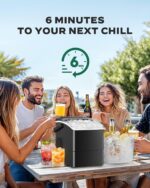 Marsail Ice Makers Countertop, 26 lbs per Day, Fast Ice in 6 Minutes, Self-Cleaning Ice Maker, Compact Countertop Ice Machine for Home, Kitchen/Office/Parties - Image 2