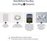 Oura Ring 4 Ceramic - Tide - Size 8 - Size Before You Buy - Image 3