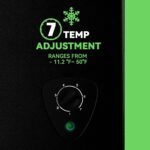 WANAI Chest Freezer 5.0 Cu.Ft Large Deep Freezers Freestanding Top Open 7 Temp Control Low Noise with Removable Basket for Dorm Apartment Home Kitchen - Image 2