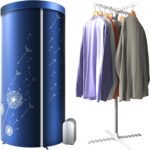 Portable Dryer, 46Inch-1000W Portable Clothes Dryer for Apartments, Portable Dryers Machine with Storage Bag, Mini Clothes Dryers for Travel, Home, RVs
