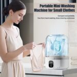 Underwear Washing Machine, Upgrade 1.5L Mini Portable Washing Machine Rechargeable Underwear Washer Deep Cleans Small Clothes for Apartment, Dorm, RV, Travel & Hotel Use - Image 7