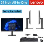 Lenovo 24 All-in-One Desktop Computer for Home Office, 16GB DDR4 RAM, 512GB PCIe SSD, Intel Processor, 23.8" FHD AIO, WiFi 6, BT 5.2, RJ-45, HDMI, Keyboard and Mouse, Windows 11 Home - Image 3