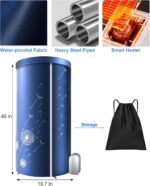 Portable Dryer, 46Inch-1000W Portable Clothes Dryer for Apartments, Portable Dryers Machine with Storage Bag, Mini Clothes Dryers for Travel, Home, RVs - Image 4