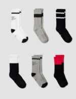 Nike unisex-child Everyday Cushioned Crew Socks (6 Pairs) - Image 2