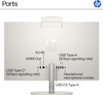 HP 24 Touchscreen All-in-One Desktop Computer for Home and School, Intel Processor, 23.8" FHD Display, 16GB DDR4 RAM, 1TB PCIe SSD, WiFi 6, Bluetooth 5.3, Business AIO, White - Image 5