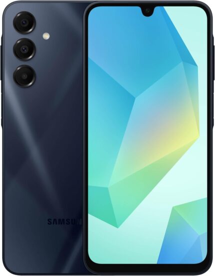 Samsung Galaxy A16 5G A Series, Unlocked Android Smartphone, Large AMOLED Display, Durable Design, Super Fast Charging, Expandable Storage, 5G Connectivity, US Version, 2025, Blue Black