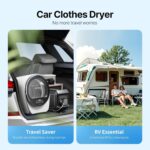 S3 Compact Clothes Dryer,1 cu.ft Capacity,110V 1050W Portable Dryer Machine with Stainless Steel Drum,8 Drying Mode for Small Spaces,Apartments,dorm Mini electric secadora portatil de ropa - Image 3