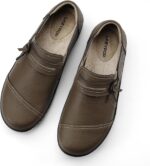 LAZYPOP Women's Classic Comfort Leather Loafers Cute Slip-Ons Casual Dress Shoes Lightweight Walking Flats Everyday Work Shoes - Image 9