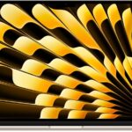 Apple 2025 MacBook Air 15-inch Laptop with M4 chip: Built for Apple Intelligence, 15.3-inch Liquid Retina Display, 16GB Unified Memory, 256GB SSD Storage, 12MP Center Stage Camera, Touch ID; Starlight