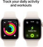 Apple Watch SE 3 [GPS 40mm] Smartwatch with Starlight Aluminum Case with Starlight Sport Band - S/M. Fitness and Sleep Trackers, Heart Rate Monitor, Always-On Display, Water Resistant - Image 5