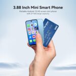 3G Mini Smartphone Unlocked Android System 3.88-Inch HD Touch Screen Mini Phone Dual Cameras Dual SIM Compact Mobile Suitable for Kids and Students 2GB+16GB (Black) - Image 4