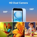 Mini Phone Unlocked World's Smallest 3.0" HD Touch Screen Mini Smartphone Android Compact Mobile Phone for Kids &Students Cell Phone wih Quad-Core Dual SIM Face lD2GB+16GB Pink - Image 7