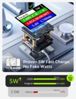 LISEN for Apple Watch Series 11 Charger Fast Charging 20W+5W[30mins=80% Charged] USB C iWatch Charger Fast Charging [3.3FT] for iWatch Ultra 3/2 Series 11 10 9 8 7 Apple Watch Accessories - Image 4