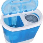 ZenStyle Portable Washer Compact Twin Tub 9.9 LB Mini Top Load Washing Machine Washer/Spinner w/ 6.57 FT Inlet Hose