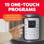 Instant Pot Duo Plus 9-in-1 Multicooker, Pressure Cooker, Slow Cook, Rice Maker, Steamer, Sauté, Yogurt, Warmer & Sterilizer, Includes App With Over 800 Recipes, Stainless Steel, 6 Quarts - Image 4