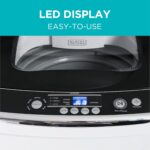 BLACK+DECKER 0.9 Cu. Ft. Portable Washer, 6.6 lb. Capacity Washing Machine for Homes & Apartments, 5 Wash Cycles, Quick Connect Sink Adapter and Drain Hose Included, Transparent Lid, BPWM09W, White - Image 2