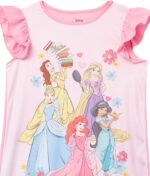Disney girls 3-pack Nightgowns, Soft & Cute Pajamas for Kids - Image 10