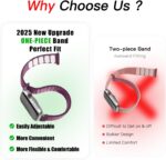 6 Pack Nylon Sport Loop Band Compatible with Apple Watch Band 38mm 40mm 41mm 42mm 44mm 45mm 46mm 49mm Women Men, Soft Adjustable Braided Replacement Straps for iWatch Series 11 10 9 8 7 6 5 4 3 2 1 SE Ultra - Image 5