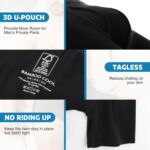 BAMBOO COOL Breathable Men's Underwear Modern Multipack Comfortsoft Moisture-Wicking Boxer Briefs 6 Pack - Image 3