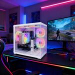 Prebuilt Gaming Desktop Computer | 16G Memory | 512G SSD | AMD Ryzen5 6Cores 3.6G Up to 4.1G | RX 560 4G Graphics Card | Wi-Fi 6 | Gamer PC White - Image 4