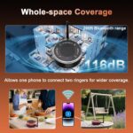 Cell Phone Ringer Amplifier & Flasher - Make Phone Ring Ultra Loud & Visible, One-Touch Answer/Decline, Bluetooth Phone Amplifiers for Hard of Hearing/Deep Sleeper/Noisy Spaces/Home - Image 4