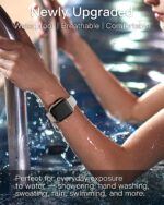 6 Pack Sport Bands Compatible with Apple Watch Bands 38mm 40mm 41mm 42mm 44mm 45mm 46mm 49mm for Women Men, Soft Wristband Silicone Sport Strap for iWatch Bands Series 11 10 9 8 7 6 5 4 3 2 1 Ultra SE - Image 2