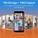 Mini Phone Unlocked World's Smallest 3.0" HD Touch Screen Mini Smartphone Android Compact Mobile Phone for Kids &Students Cell Phone wih Quad-Core Dual SIM Face lD2GB+16GB Pink - Image 4