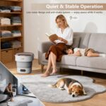 Mini Laundry Machine 16L — Foldable Portable Laundry Machine and Spinner for Baby Clothes, Underwear, Socks; Ideal for Travel, Dorms, Camping - Image 4