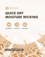 Workout Mens Shirts - Casual Black Quick Dry Moisture Wicking T-Shirts Crew Neck Short Sleeve for Gym Athletic Running - Image 2