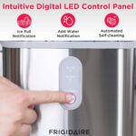 Frigidaire Countertop Crunchy Chewable Nugget Ice Maker, Compact, 33lbs per Day, Metallic Finish - Image 6