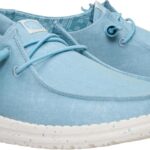 HEYDUDE Wendy Stretch Canvas Women’s Shoes, Women’s Slip-on Loafers, Comfortable & Light-Weight