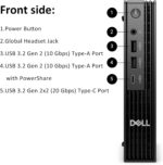 Dell Mini PC Desktop, Pro Micro Plus AI Computer (Next Gen OptiPlex 7000 MFF), 14-Core Ultra 5 235T (Beat i7-13700T), 16GB DDR5, 512GB SSD, 4X DP, Bluetooth, WiFi 6, Windows 11 Pro - Image 6