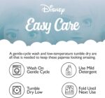 Disney Girls' 3-piece Bathrobe & Loose-fit Long-Sleeve Pajama Set, Soft & Cute for Kids - Image 4