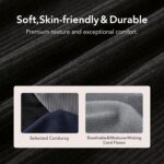 VeraCosy Men's Cozy Slip-on Slippers Corduroy Memory Foam Indoor House Shoes - Image 3