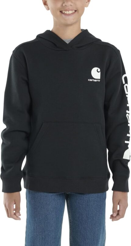 Carhartt Kid's CA6272 Long-Sleeve Graphic Sweatshirt - Boys