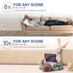 iPhone Charger Fast Charging 2 Pack Type C Wall Charger Block with 2 Pack [6FT&10FT] Long USB C to Lightning Cable for iPhone 14/13/12/12 Pro Max/11/Xs Max/XR/X,AirPods Pro - Image 7