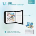EUHOMY 1.1 Cubic Feet Mini Freezer, Countertop, Single Door Compact Upright Freezer with Reversible Door, Removable Shelves, Small freezer for Home/Dorms/Apartment/Office, New Black - Image 3
