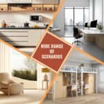 2.4 Cu.ft Mini Fridge with Double Doors Small Refrigerator with Separate Freezer & 7 Adjustable Temperature Control, Tiny Size & Personal Fridge Ideal for Office Apartment Dorm Black - Image 9