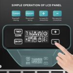 EUHOMY 15" W Commercial Under Counter Ice Maker Machine, 90 Lb/Day Auto-Cleaning & 24H Timer, Gravity Drainage,Stainless Steel Built-in Freestanding Ice Maker, 24 Lb Bin, Ideal for Commercial & Home - Image 4