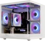 Prebuilt Gaming Desktop Computer | 16G Memory | 512G SSD | AMD Ryzen5 6Cores 3.6G Up to 4.1G | RX 560 4G Graphics Card | Wi-Fi 6 | Gamer PC White - Image 3